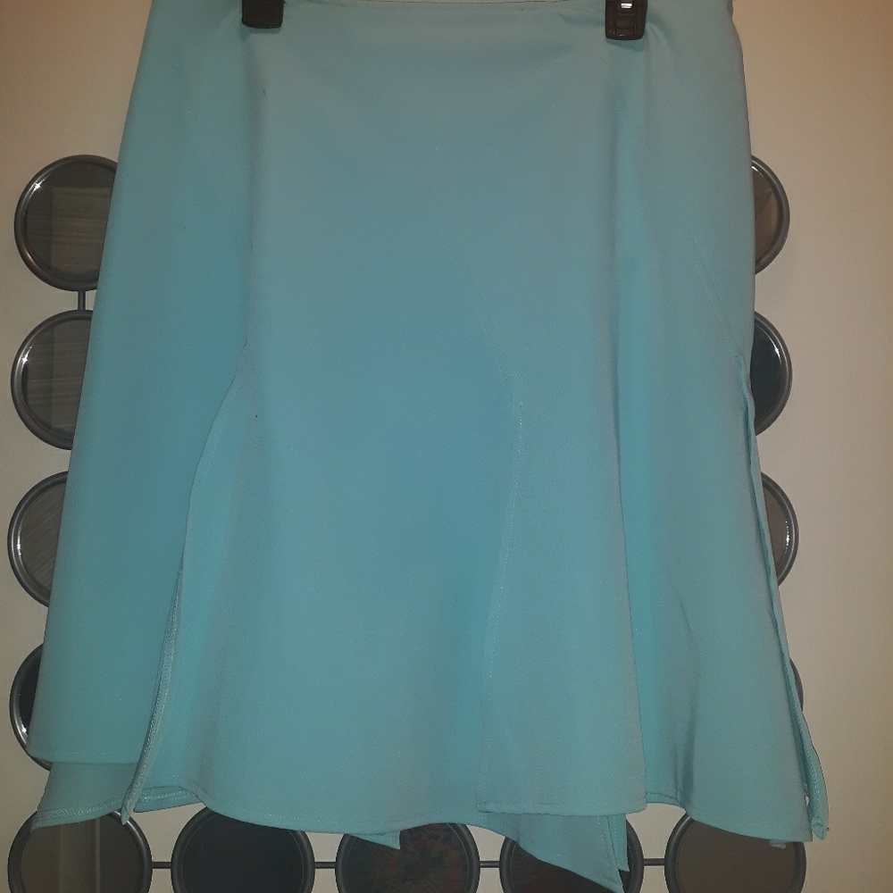 🌺AQUA MULTI SLICED Skirt